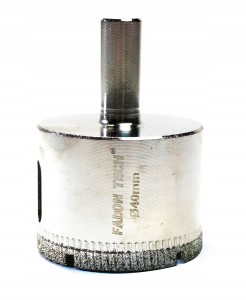 WIERTŁO DIAMENTOWE DO GRESU SZKŁA OTWORNICA 40 mm