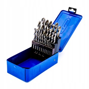 ZESTAW WIERTEŁ SZLIFOWANYCH HSS 25 szt. 1-13 mm
