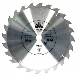 TARCZA WIDIOWA DO DREWNA 400 mm x 32 x 24T WIDIA