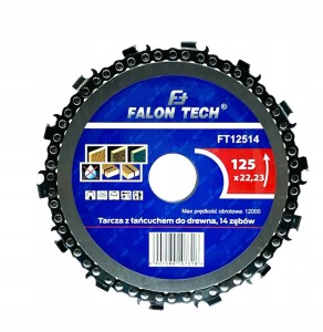 TARCZA PIŁA ŁAŃCUCHOWA DO DRZEWA DREWNA 125mm 14T