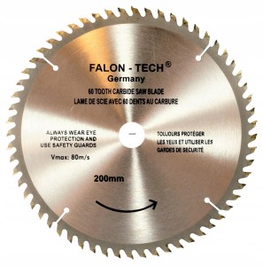 TARCZA WIDIOWA DO DREWNA 200 mm x 20 x 60T WIDIA