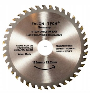 TARCZA WIDIOWA DO DREWNA 125 mm x 22,2 x 40T WIDIA