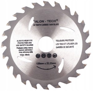 TARCZA WIDIOWA DO DREWNA 125 mm x 22,2 x 24T WIDIA