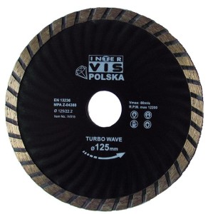TARCZA DO BETONU DIAMENTOWA INTER-VIS 125 MM TURBO