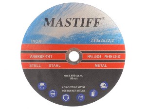 TARCZE DO CIECIA METALU 230/2 mm Mastiff